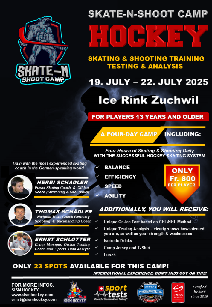 Zuchwil Daily Program 19.7. 22.7.2025 skate and shoot