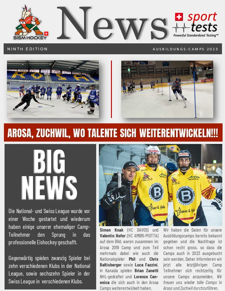 Ausbildungscamps 2023ES png SISM Hockey, eishockey, marsblade, sismhockey