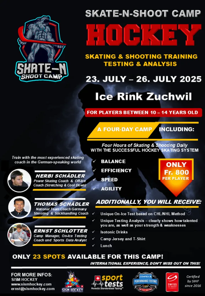 Zuchwil Daily Program 23.7. 26.7.2025 SISM Hockey, eishockey, marsblade, sismhockey