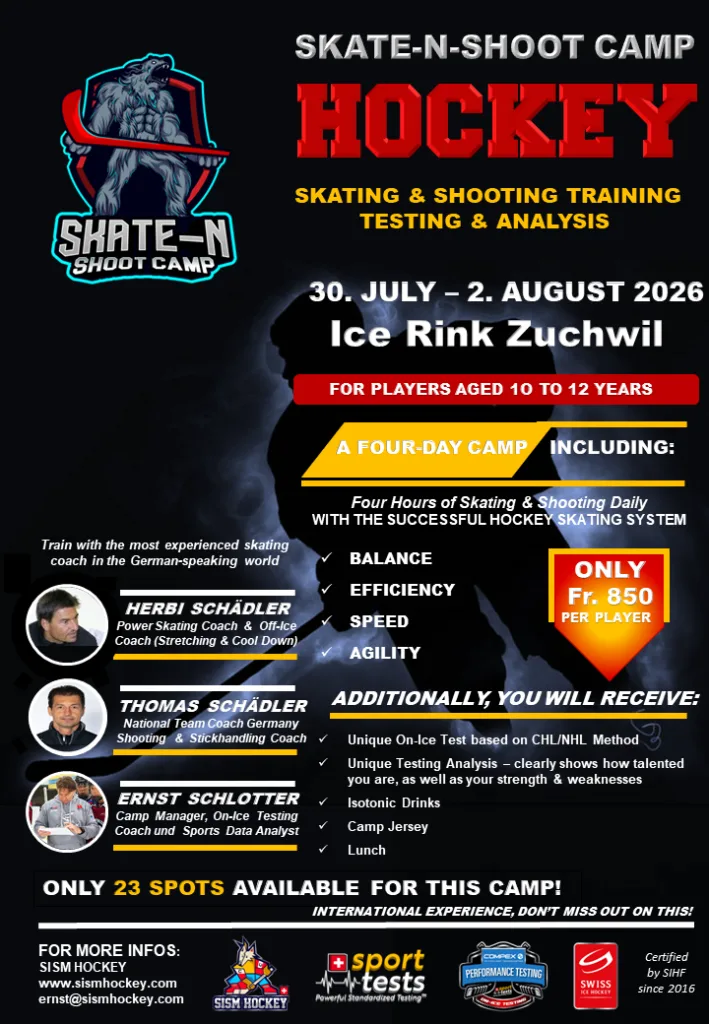 Zuchwil Skate N Shoot 30.7. 2.8. .2026 Daily Program 1 SISM Hockey, eishockey, marsblade, sismhockey