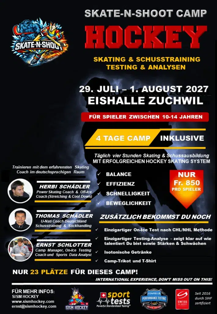 Flyer Zuchwil Skate N Shoot 29.7. 1.8. 2027 skate and shoot