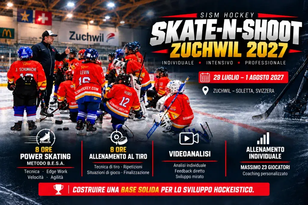 Poster promozionale Skate N Shoot Zuchwil 2027 SISM Hockey, eishockey, marsblade, sismhockey